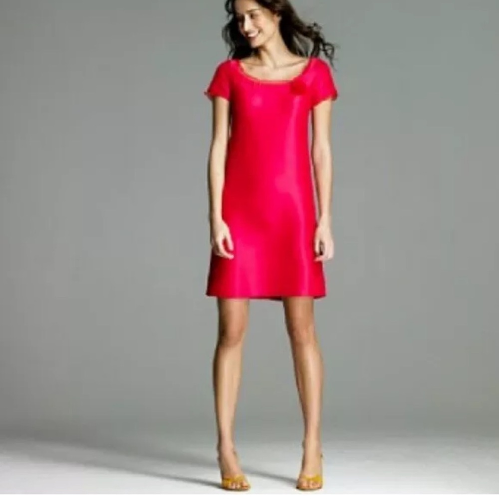 J Crew Women’s Julianne Dress Rhubarb Pink